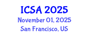 International Conference on Surgery and Anesthesia (ICSA) November 01, 2025 - San Francisco, United States