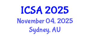 International Conference on Surgery and Anesthesia (ICSA) November 04, 2025 - Sydney, Australia
