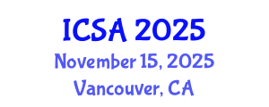 International Conference on Surgery and Anesthesia (ICSA) November 15, 2025 - Vancouver, Canada