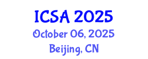 International Conference on Surgery and Anesthesia (ICSA) October 06, 2025 - Beijing, China