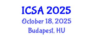 International Conference on Surgery and Anesthesia (ICSA) October 18, 2025 - Budapest, Hungary