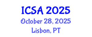 International Conference on Surgery and Anesthesia (ICSA) October 28, 2025 - Lisbon, Portugal