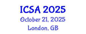 International Conference on Surgery and Anesthesia (ICSA) October 21, 2025 - London, United Kingdom