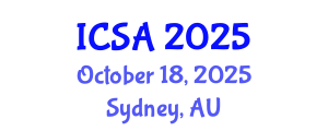 International Conference on Surgery and Anesthesia (ICSA) October 18, 2025 - Sydney, Australia