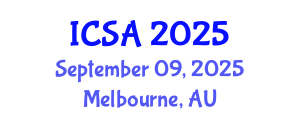 International Conference on Surgery and Anesthesia (ICSA) September 09, 2025 - Melbourne, Australia