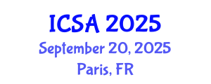 International Conference on Surgery and Anesthesia (ICSA) September 20, 2025 - Paris, France