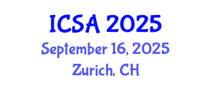 International Conference on Surgery and Anesthesia (ICSA) September 16, 2025 - Zurich, Switzerland