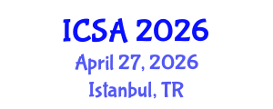International Conference on Surgery and Anesthesia (ICSA) April 27, 2026 - Istanbul, Turkey International Conference on Surgery and Anesthesia (ICSA) April 27, 2026 - Istanbul, Turkey