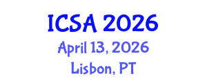 International Conference on Surgery and Anesthesia (ICSA) April 13, 2026 - Lisbon, Portugal