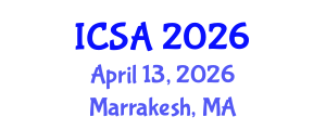 International Conference on Surgery and Anesthesia (ICSA) April 13, 2026 - Marrakesh, Morocco International Conference on Surgery and Anesthesia (ICSA) April 13, 2026 - Marrakesh, Morocco