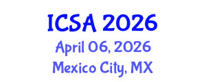 International Conference on Surgery and Anesthesia (ICSA) April 06, 2026 - Mexico City, Mexico International Conference on Surgery and Anesthesia (ICSA) April 06, 2026 - Mexico City, Mexico