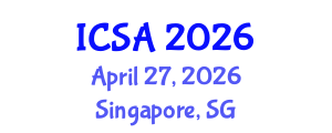 International Conference on Surgery and Anesthesia (ICSA) April 27, 2026 - Singapore, Singapore International Conference on Surgery and Anesthesia (ICSA) April 27, 2026 - Singapore, Singapore
