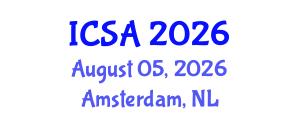 International Conference on Surgery and Anesthesia (ICSA) August 05, 2026 - Amsterdam, Netherlands International Conference on Surgery and Anesthesia (ICSA) August 05, 2026 - Amsterdam, Netherlands