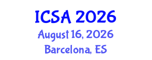 International Conference on Surgery and Anesthesia (ICSA) August 16, 2026 - Barcelona, Spain International Conference on Surgery and Anesthesia (ICSA) August 16, 2026 - Barcelona, Spain