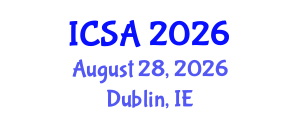 International Conference on Surgery and Anesthesia (ICSA) August 28, 2026 - Dublin, Ireland International Conference on Surgery and Anesthesia (ICSA) August 28, 2026 - Dublin, Ireland