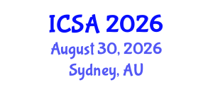 International Conference on Surgery and Anesthesia (ICSA) August 30, 2026 - Sydney, Australia International Conference on Surgery and Anesthesia (ICSA) August 30, 2026 - Sydney, Australia