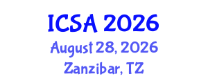 International Conference on Surgery and Anesthesia (ICSA) August 28, 2026 - Zanzibar, Tanzania International Conference on Surgery and Anesthesia (ICSA) August 28, 2026 - Zanzibar, Tanzania