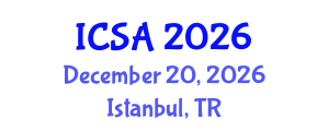 International Conference on Surgery and Anesthesia (ICSA) December 20, 2026 - Istanbul, Turkey International Conference on Surgery and Anesthesia (ICSA) December 20, 2026 - Istanbul, Turkey