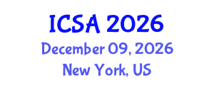 International Conference on Surgery and Anesthesia (ICSA) December 09, 2026 - New York, United States International Conference on Surgery and Anesthesia (ICSA) December 09, 2026 - New York, United States