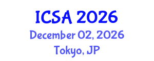 International Conference on Surgery and Anesthesia (ICSA) December 02, 2026 - Tokyo, Japan International Conference on Surgery and Anesthesia (ICSA) December 02, 2026 - Tokyo, Japan
