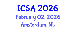 International Conference on Surgery and Anesthesia (ICSA) February 02, 2026 - Amsterdam, Netherlands International Conference on Surgery and Anesthesia (ICSA) February 02, 2026 - Amsterdam, Netherlands