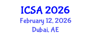 International Conference on Surgery and Anesthesia (ICSA) February 12, 2026 - Dubai, United Arab Emirates International Conference on Surgery and Anesthesia (ICSA) February 12, 2026 - Dubai, United Arab Emirates