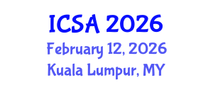 International Conference on Surgery and Anesthesia (ICSA) February 12, 2026 - Kuala Lumpur, Malaysia International Conference on Surgery and Anesthesia (ICSA) February 12, 2026 - Kuala Lumpur, Malaysia