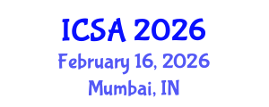 International Conference on Surgery and Anesthesia (ICSA) February 16, 2026 - Mumbai, India