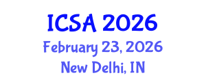 International Conference on Surgery and Anesthesia (ICSA) February 23, 2026 - New Delhi, India International Conference on Surgery and Anesthesia (ICSA) February 23, 2026 - New Delhi, India