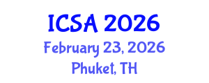 International Conference on Surgery and Anesthesia (ICSA) February 23, 2026 - Phuket, Thailand International Conference on Surgery and Anesthesia (ICSA) February 23, 2026 - Phuket, Thailand