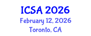 International Conference on Surgery and Anesthesia (ICSA) February 12, 2026 - Toronto, Canada