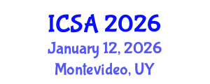 International Conference on Surgery and Anesthesia (ICSA) January 12, 2026 - Montevideo, Uruguay International Conference on Surgery and Anesthesia (ICSA) January 12, 2026 - Montevideo, Uruguay