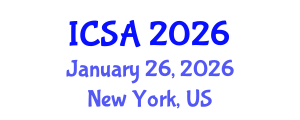 International Conference on Surgery and Anesthesia (ICSA) January 26, 2026 - New York, United States