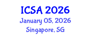 International Conference on Surgery and Anesthesia (ICSA) January 05, 2026 - Singapore, Singapore International Conference on Surgery and Anesthesia (ICSA) January 05, 2026 - Singapore, Singapore