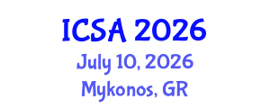 International Conference on Surgery and Anesthesia (ICSA) July 10, 2026 - Mykonos, Greece International Conference on Surgery and Anesthesia (ICSA) July 10, 2026 - Mykonos, Greece