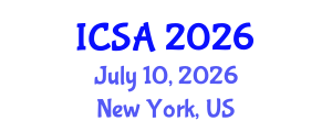 International Conference on Surgery and Anesthesia (ICSA) July 10, 2026 - New York, United States International Conference on Surgery and Anesthesia (ICSA) July 10, 2026 - New York, United States