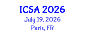 International Conference on Surgery and Anesthesia (ICSA) July 19, 2026 - Paris, France