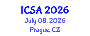 International Conference on Surgery and Anesthesia (ICSA) July 08, 2026 - Prague, Czechia International Conference on Surgery and Anesthesia (ICSA) July 08, 2026 - Prague, Czechia