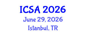 International Conference on Surgery and Anesthesia (ICSA) June 29, 2026 - Istanbul, Turkey International Conference on Surgery and Anesthesia (ICSA) June 29, 2026 - Istanbul, Turkey