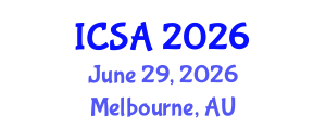 International Conference on Surgery and Anesthesia (ICSA) June 29, 2026 - Melbourne, Australia International Conference on Surgery and Anesthesia (ICSA) June 29, 2026 - Melbourne, Australia