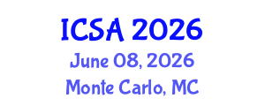 International Conference on Surgery and Anesthesia (ICSA) June 08, 2026 - Monte Carlo, Monaco International Conference on Surgery and Anesthesia (ICSA) June 08, 2026 - Monte Carlo, Monaco