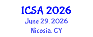 International Conference on Surgery and Anesthesia (ICSA) June 29, 2026 - Nicosia, Cyprus International Conference on Surgery and Anesthesia (ICSA) June 29, 2026 - Nicosia, Cyprus