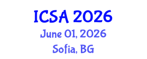 International Conference on Surgery and Anesthesia (ICSA) June 01, 2026 - Sofia, Bulgaria International Conference on Surgery and Anesthesia (ICSA) June 01, 2026 - Sofia, Bulgaria