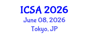 International Conference on Surgery and Anesthesia (ICSA) June 08, 2026 - Tokyo, Japan International Conference on Surgery and Anesthesia (ICSA) June 08, 2026 - Tokyo, Japan