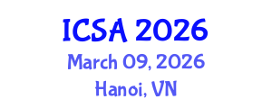 International Conference on Surgery and Anesthesia (ICSA) March 09, 2026 - Hanoi, Vietnam International Conference on Surgery and Anesthesia (ICSA) March 09, 2026 - Hanoi, Vietnam