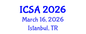 International Conference on Surgery and Anesthesia (ICSA) March 16, 2026 - Istanbul, Turkey International Conference on Surgery and Anesthesia (ICSA) March 16, 2026 - Istanbul, Turkey