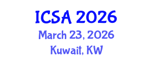 International Conference on Surgery and Anesthesia (ICSA) March 23, 2026 - Kuwait, Kuwait International Conference on Surgery and Anesthesia (ICSA) March 23, 2026 - Kuwait, Kuwait