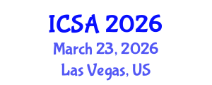 International Conference on Surgery and Anesthesia (ICSA) March 23, 2026 - Las Vegas, United States International Conference on Surgery and Anesthesia (ICSA) March 23, 2026 - Las Vegas, United States