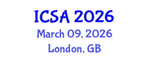 International Conference on Surgery and Anesthesia (ICSA) March 09, 2026 - London, United Kingdom International Conference on Surgery and Anesthesia (ICSA) March 09, 2026 - London, United Kingdom
