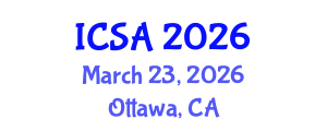 International Conference on Surgery and Anesthesia (ICSA) March 23, 2026 - Ottawa, Canada